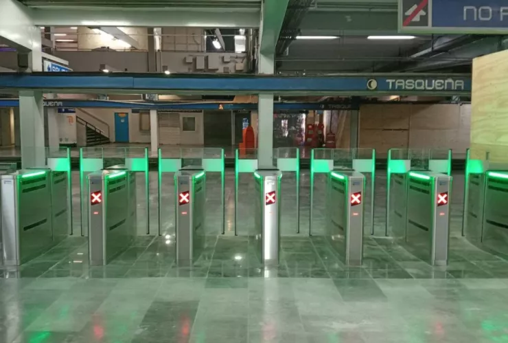 Puertas sustituirán a los torniquetes del Metro CDMX