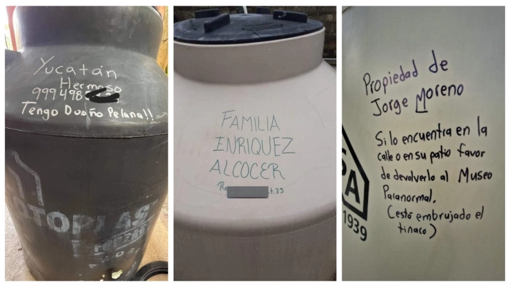 Huracán “Beryl": Habitantes de Yucatán protegen sus tinacos con nombre y número telefónico