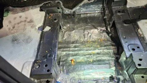 Agentes de CBP hallaron drogas en una inspección en Texas.