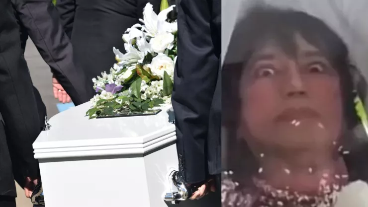 VIDEO |¡IMPACTANTE! Mujer sin vida abre los ojos durante durante su funeral