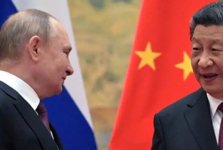 El presidente ruso Vladímir Putin y el mandatario chino, Xi Jinping, consolidan su unidad.