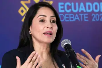 Luisa González, excandidata presidencial en Ecuador.