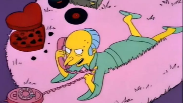 ¿Qué representa el señor Burns en Los Simpson?