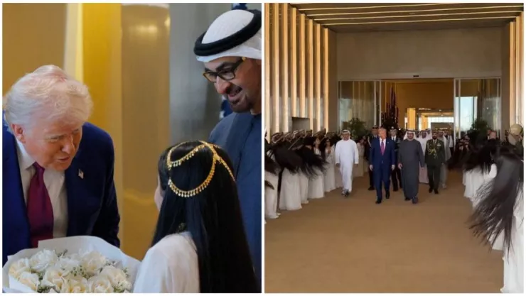 ¿Por qué las mujeres ondean su cabello en bienvenida a Trump en Emiratos Árabes Unidos?