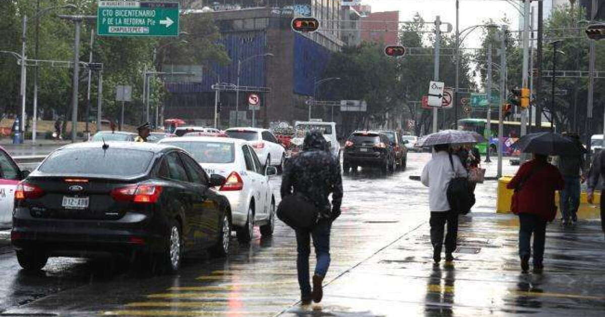 Activan alerta amarilla por lluvia en ocho alcaldías de la CDMX