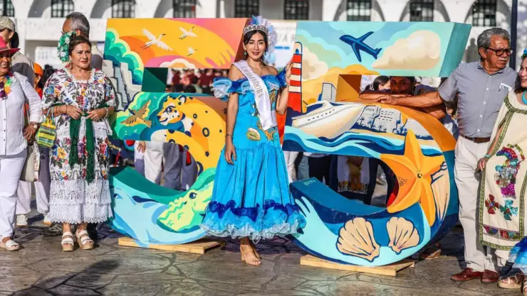 ¡Sigue la fiesta! Así fue el ‘Desfile de los cancunenses’ para celebrar el 55 Aniversario de Cancún (FOTOS)