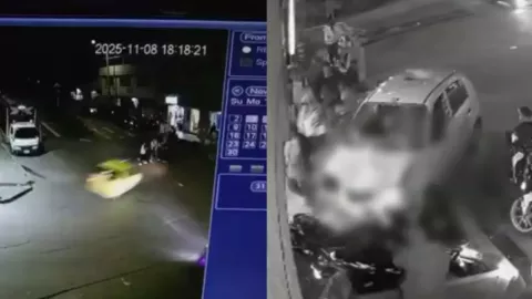 VIDEO FUERTE: Taxista ebrio arrolló hasta 11 personas tras accidente en Colombia