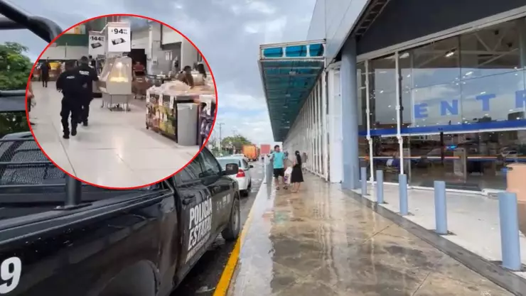 Así vivieron las personas la detención de dos hombres en un supermercado de Benito Juárez HOY 17 de octubre