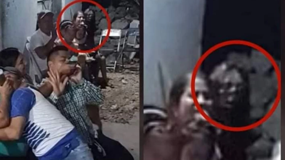 Demonio aparece en baby shower.