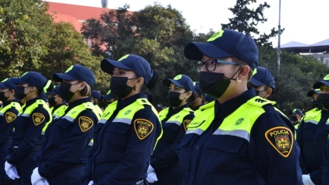 desfile policias cdmx