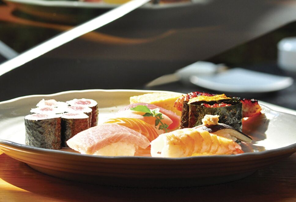 Por supuesto no podía faltar la comida japones / Foto: Especial