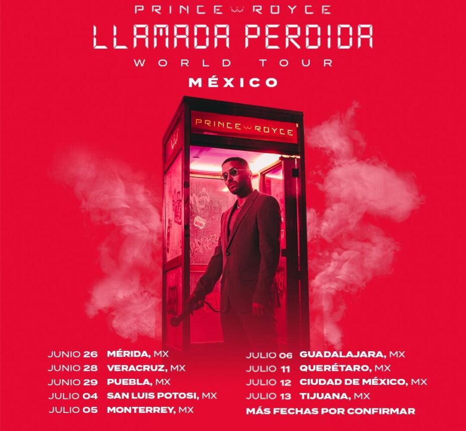 Prince Royce en Mérida 2024: Precio de los boletos, lugar y más de "Llamada Perdida" World Tour