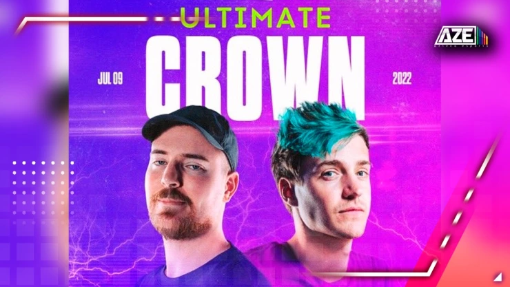MrBeast y Ninja listos para el Ultimate Crown