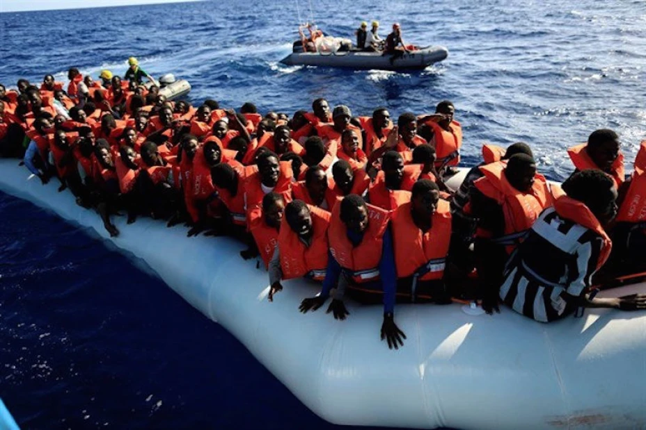 Migrantes rescatados