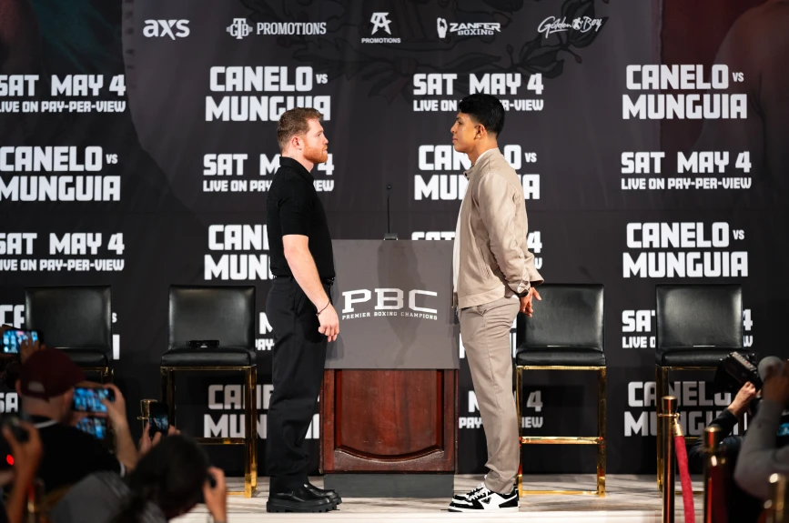 Conferencia de prensa oficial Canelo Álvarez vs Jaime Munguía
