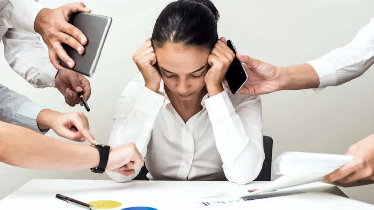 Estrés por exceso de trabajo