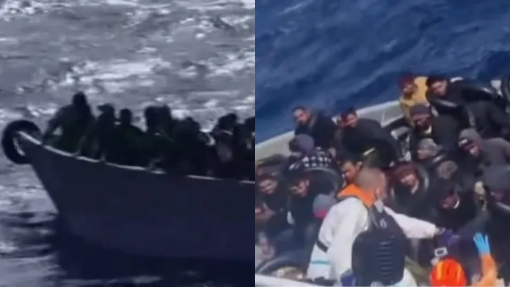 Rescatan 23 náufragos y 12 cadáveres de inmigrantes en Italia