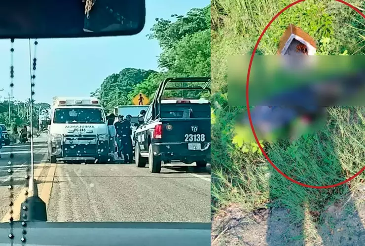 Abandonan a mujer sin vida en carretera Puerto Arista - Tonalá; FGE confirma feminicidio