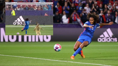 Wendie Renard, Francia vs Bélgica, Euro femenil, increíble falla
