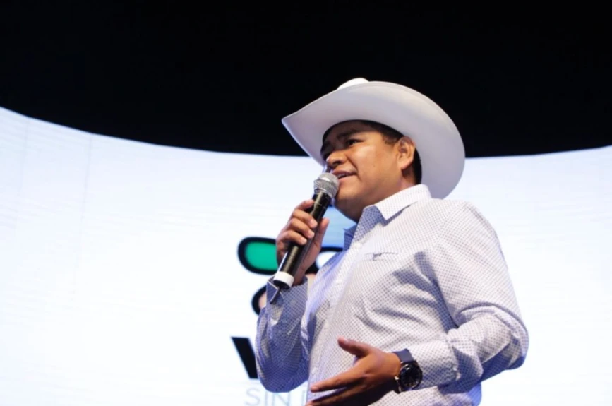 Erasmo Catarino durante su participación en VSD Guanajuato