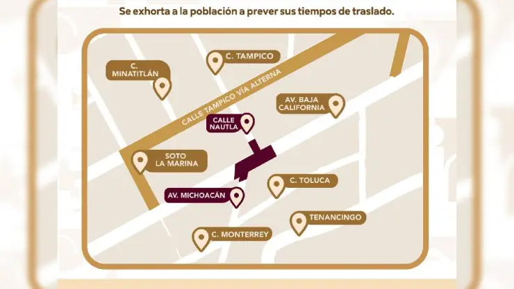 Circulación parcialmente limitada por obras públicas en la Av. Baja California de Acapulco.jpg