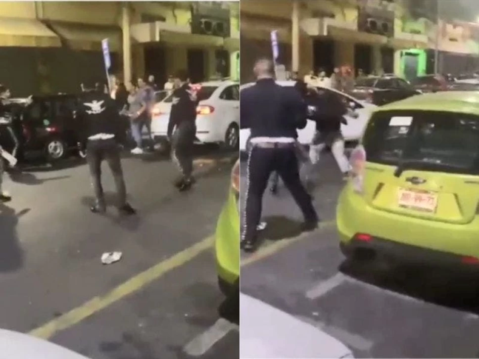 batalla campal en Plaza de los Mariachis de Guadalajara