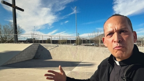 Ciudad Juárez, organizador de la visita del papa Francisco, Javier Calvillo, sacerdote