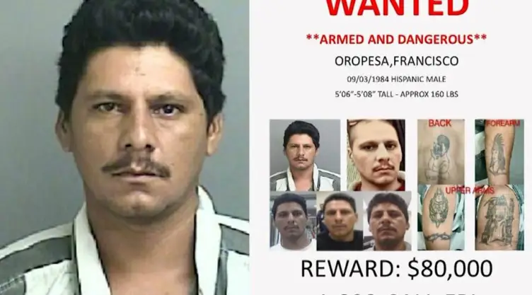 Francisco Oropesa, prófugo luego del asesianto de cinco de sus vecinos hondureños en Texas, había sido deportado en cuatro ocasiones de Estados Unidos.