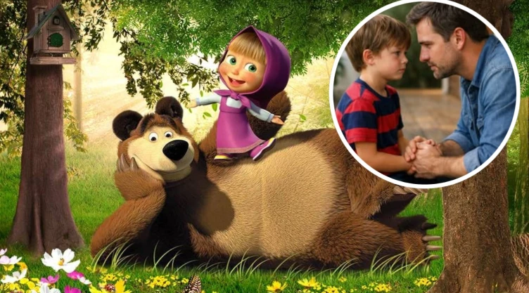 Mientras Bluey tiene 4 capítulos para adultos, Masha y el Oso tiene estos