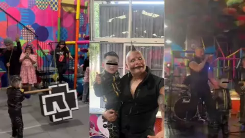 Critican a padre por hacer fiesta de Rammstein 