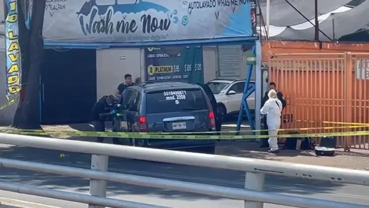CDMX: Balacera en Acoxpa termina con un hombre acribillado en un autolavado