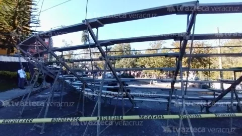 El colapso ocurrió durante la toma de la fotografía de generación