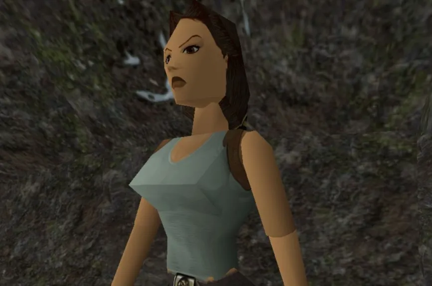 Lara Croft, protagonista de Tomb Raider, irrumpió en 1996 como una intrépida arqueóloga y aventurera. Su diseño inicial, aunque estilizado, ofreció una representación femenina fuerte y decidida, estableciendo un precedente en la industria.
Crédito: Crystal Dynamics