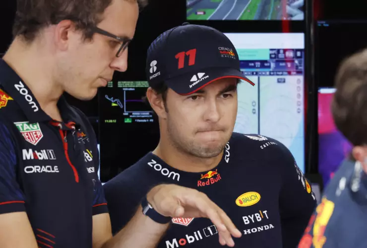 Checo Pérez en Gran Premio de Japón