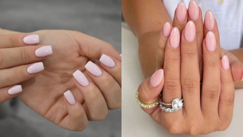 uñas rosas