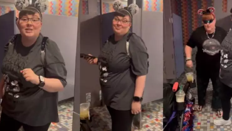 Video_ Mujer agrede a mexicana por hablar español en Disneyland