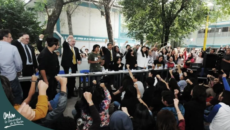 Rector de la UNAM acude al CCH Azcapotzalco