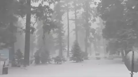 Caída de nieve por frente frío 16 en Baja California