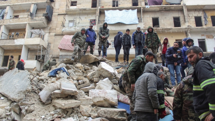Muertos por sismos en Siria y Turquía