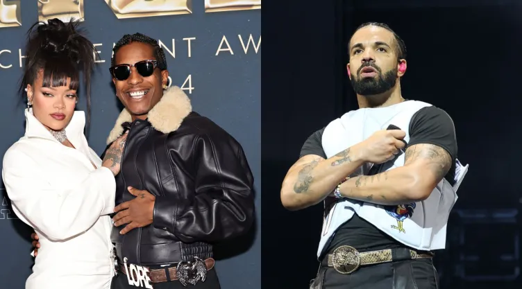Rihanna, A$AP Rocky y Drake