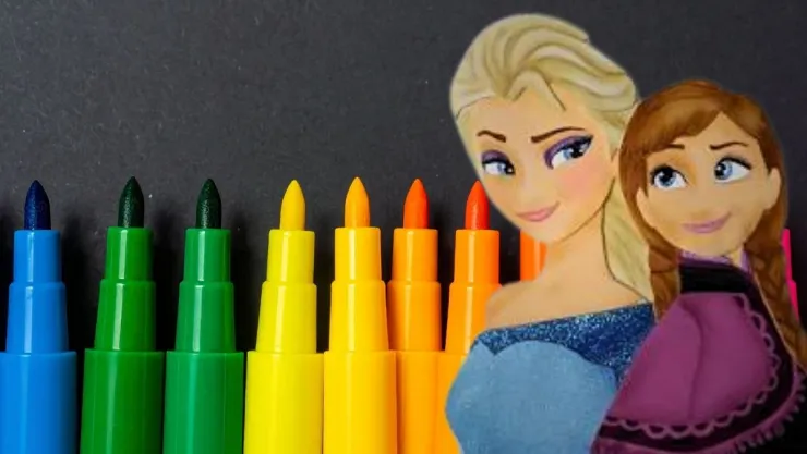 5 ideas creativas para decorar tus plumones de Frozen paso a paso.jpg