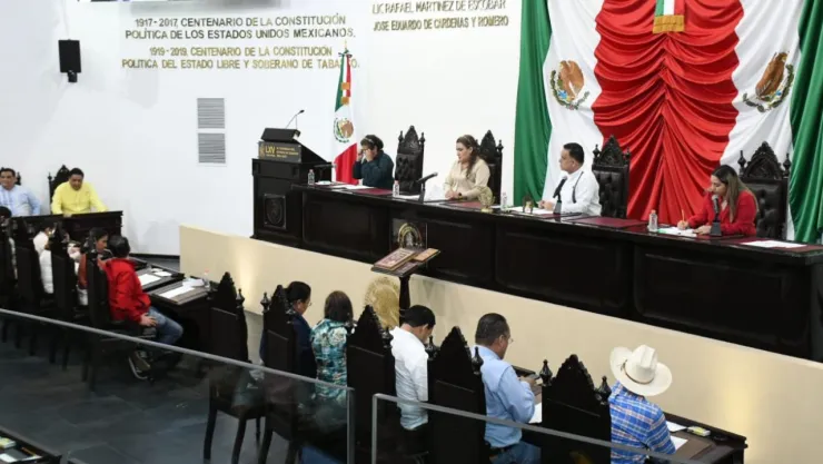 Pleno de la LXV Legislatura del Congreso de Tabasco.