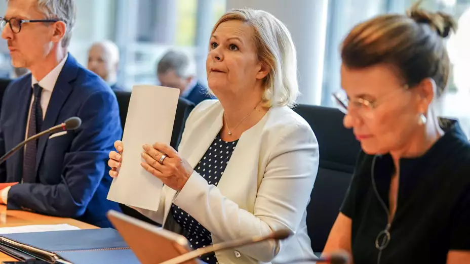 Nancy Faeser, ministra del Interior de Alemania