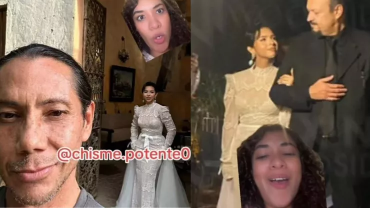 Christian Nodal y Ángela Aguilar Boda