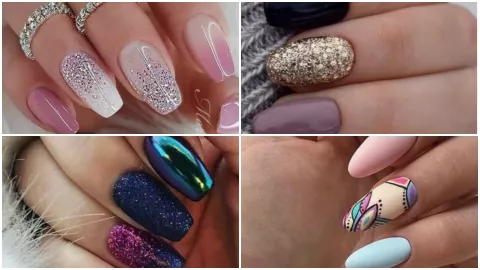Checa estas uñas para manos morenas