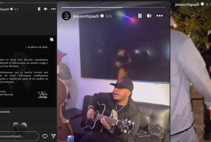 Jesús Ortiz, vocalista de Fuerza Regida, reacciona a la muerte de Chuy Montana.jpg