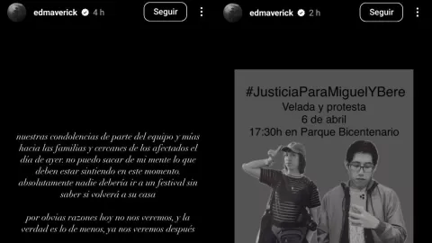 Ed Maverick pide justicia para Miguel y Bere