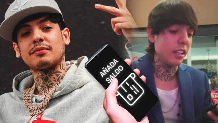 Natanael Cano se queda sin saldo en su celular