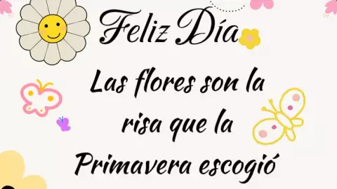 Imágenes del equinoccio de primavera con frase para desear buenos días