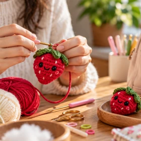 4 ideas de crochet keychain adorables para adornar tu bolso o mochila